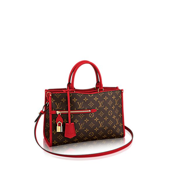 Louis Vuitton Monogram Canvas POPINCOURT PM RED M43433