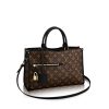 Louis Vuitton Monogram Canvas POPINCOURT MM NOIR BLACK M43435