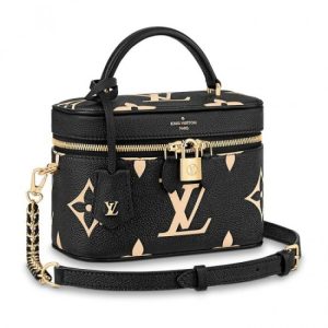 Louis Vuitton Vanity PM Black M45780 Creme M45599