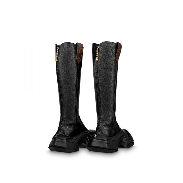 Louis Vuitton LV Archlight 2.0 Platform High Boot Black 1ABHSY