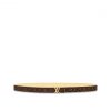 Louis Vuitton M0702X Yellow LV Iconic 20mm Reversible Belt