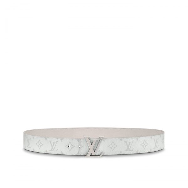 Louis Vuitton M0158U White LV Initiales 40mm Reversible Belt