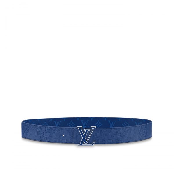 Louis Vuitton M0159U Blue LV Initiales 40mm Reversible Belt