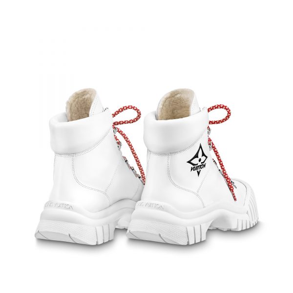 Louis Vuitton LV Ruby Flat Ranger Boot White 1AAM1U