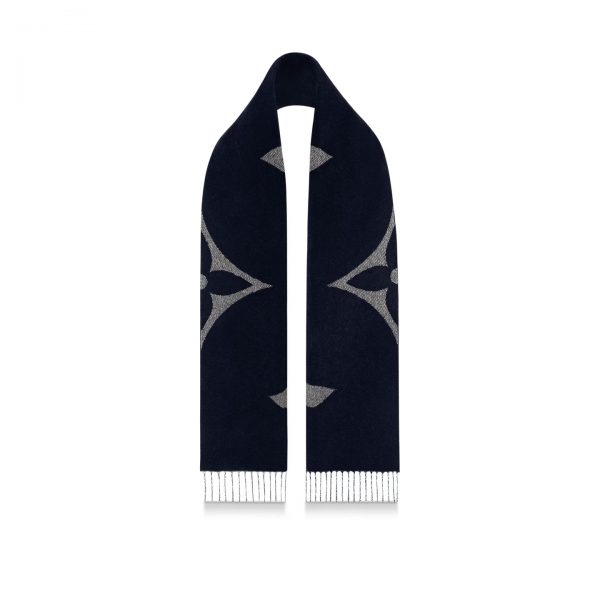 Louis Vuitton Navy M77950 MNG Giant Scarf