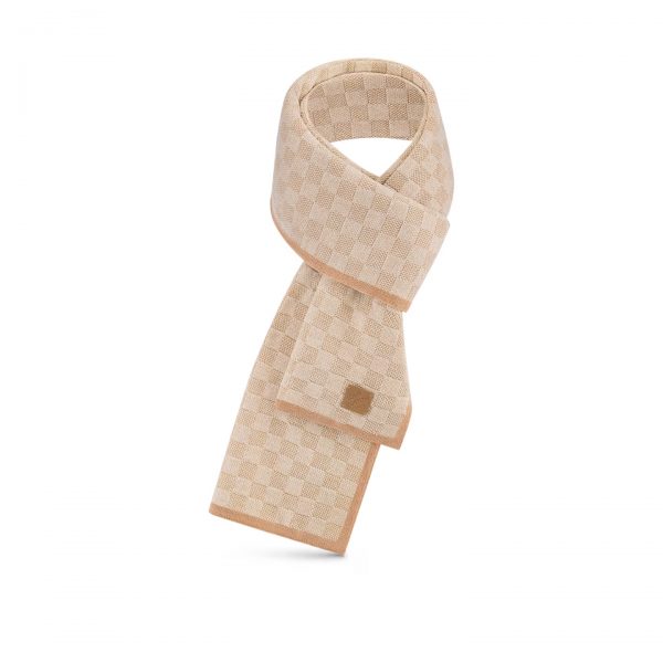 Louis Vuitton Beige M77986 Néo Petit Damier Scarf