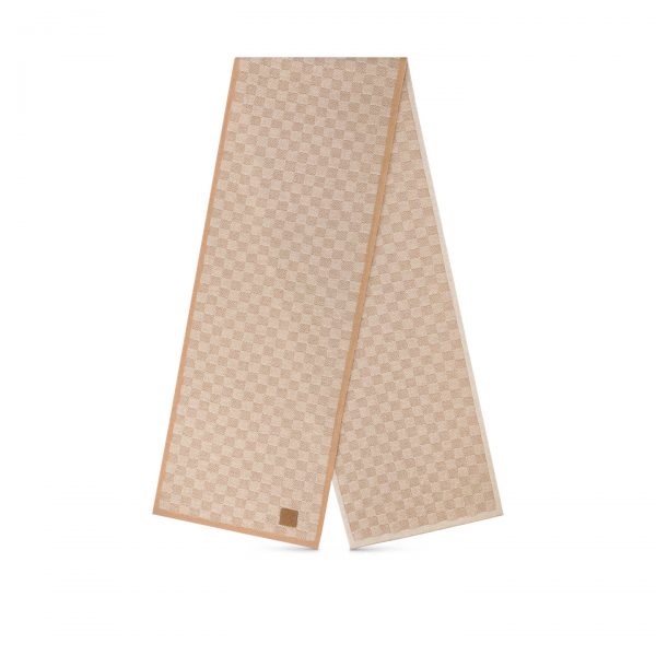 Louis Vuitton Beige M77986 Néo Petit Damier Scarf