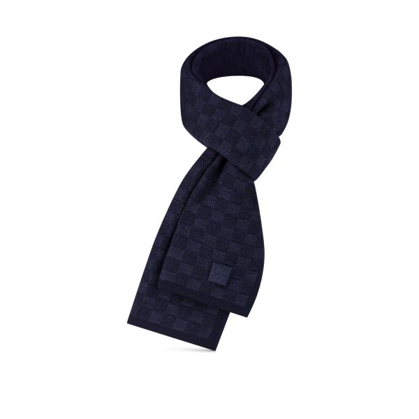 Louis Vuitton Navy M77987 Néo Petit Damier Scarf