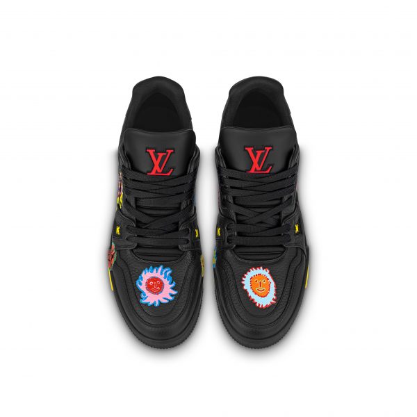 Louis Vuitton Trainer Sneaker LV x YK Black 1ABD2W