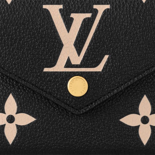 Louis Vuitton Black/Beige M80968 Victorine Wallet