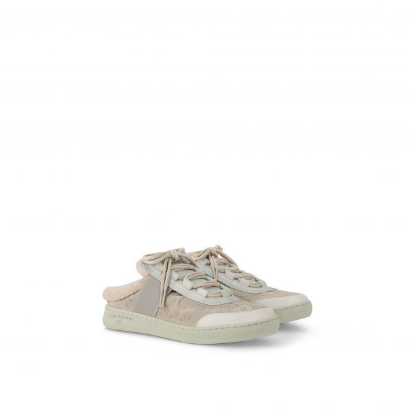 Louis Vuitton FLIGHT MODE Lous Open Back Sneaker Light Gray 1ACADJ