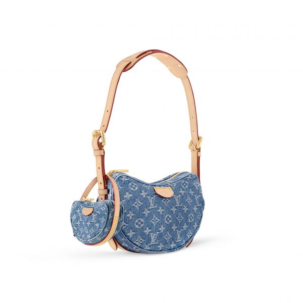 Louis Vuitton M46856 Croissant MM Denim Blue