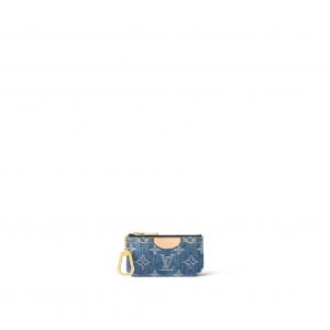 Louis Vuitton M82961 Key Pouch Denim Blue