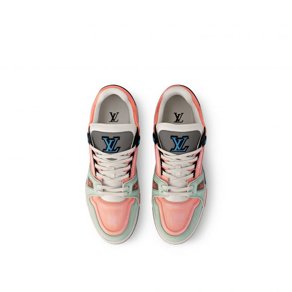 Louis Vuitton Cult LV Trainer Sneaker Orange 1ACEFX