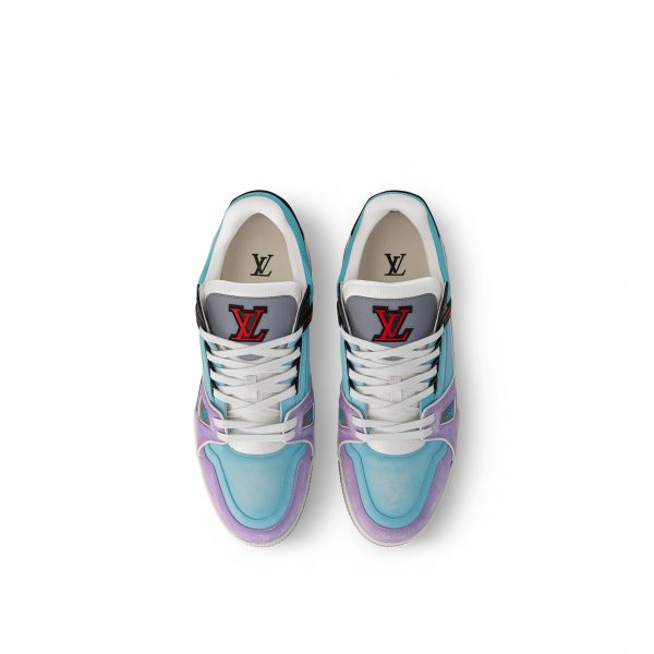 Louis Vuitton Cult LV Trainer Sneaker Blue 1ACEGH