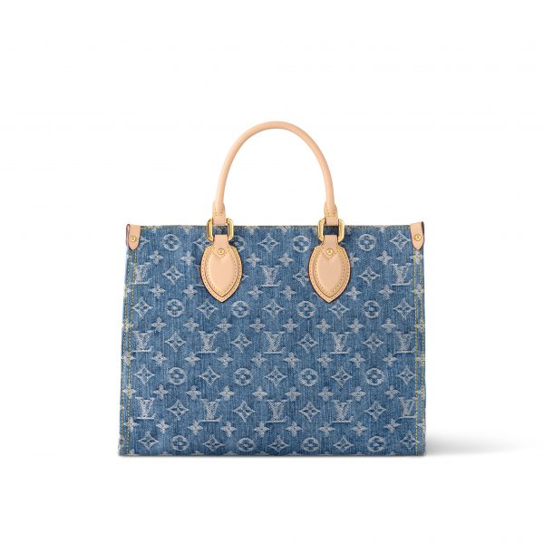 Louis Vuitton M46871 OnTheGo MM Denim Blue