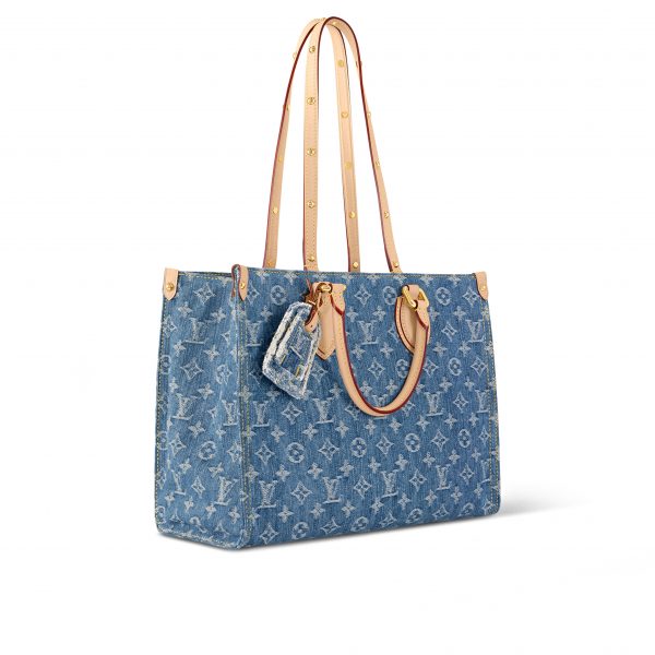 Louis Vuitton M46871 OnTheGo MM Denim Blue