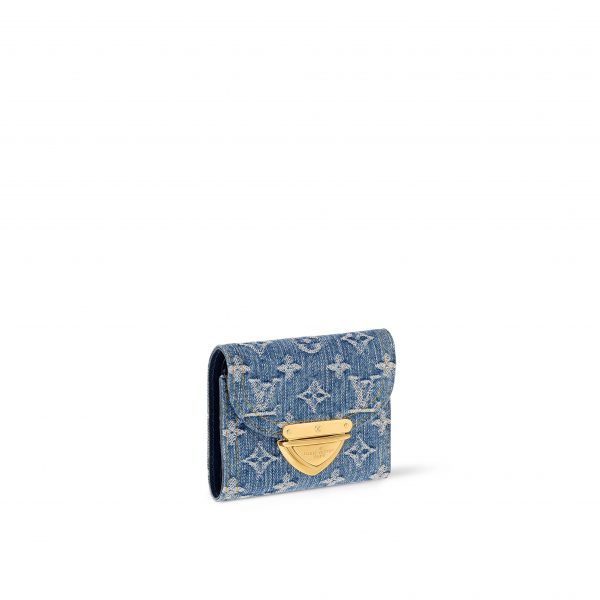 Louis Vuitton M82959 Victorine Wallet Denim Blue