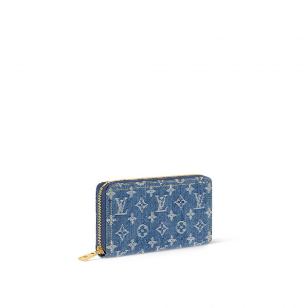 Louis Vuitton M82958 Zippy Wallet Denim Blue