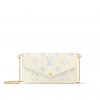 Louis Vuitton M83025 Félicie Pochette Candy Blue