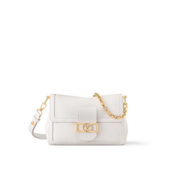 Louis Vuitton M25050 Dauphine Soft MM White