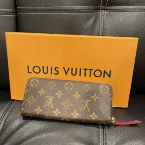 Louis Vuitton Monogram M60742 Clémence Wallet Fuchsia photo review