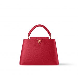 Louis Vuitton M52689 Capucines BB Bag Scarlet Red