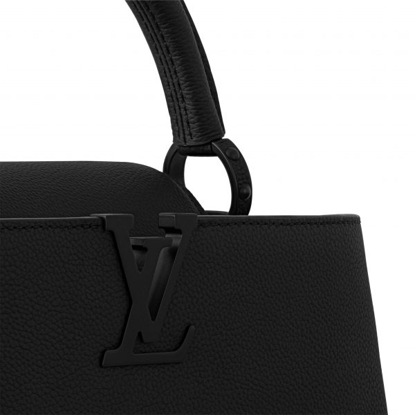 Louis Vuitton M23947 Capucines East-West MM All Black