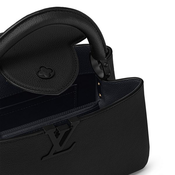 Louis Vuitton M23947 Capucines East-West MM All Black