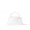 Louis Vuitton M23948 Capucines East-West MM Optic White