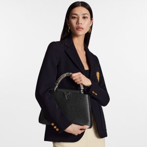 Louis Vuitton Capucines MM Black N92800