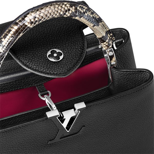 Louis Vuitton Capucines MM Black N92800