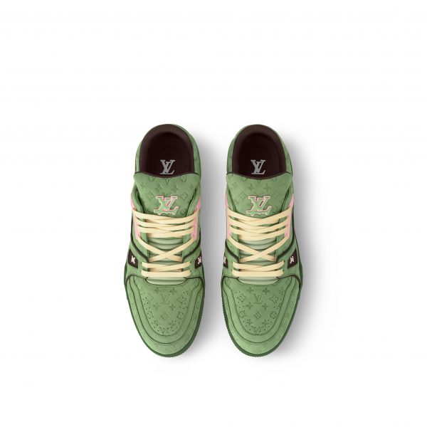 Louis Vuitton X Tyler 1ACR6H LV Trainer Sneaker Green