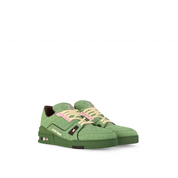 Louis Vuitton X Tyler 1ACR6H LV Trainer Sneaker Green