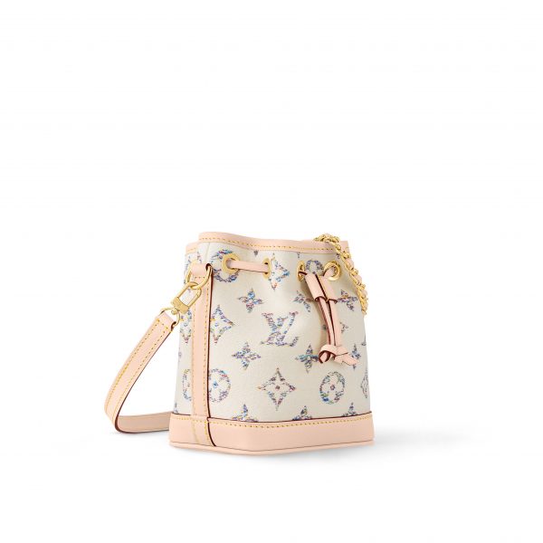 Louis Vuitton Nano Noé M83453 Multicolor White