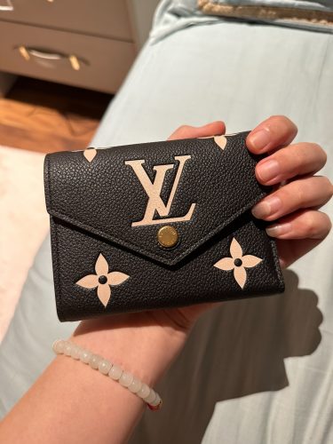 Louis Vuitton Black/Beige M80968 Victorine Wallet photo review