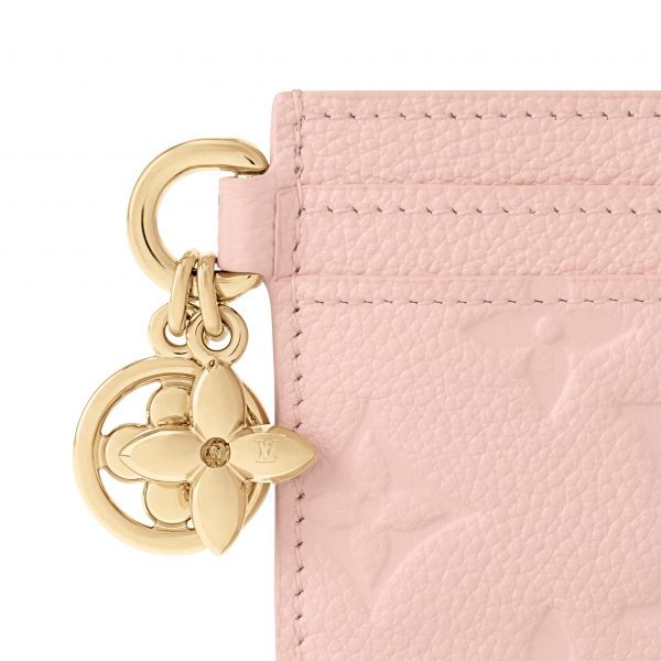 Louis Vuitton M83562 LV Charms Card Holder Opale Pink