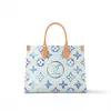 Louis Vuitton M11262 OnTheGo MM Lagoon Blue