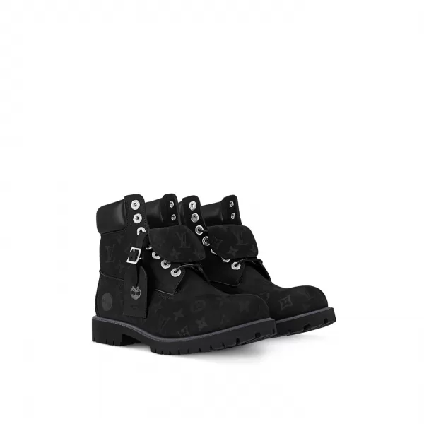 Louis Vuitton 1AD73D LV x Timberland 6-In Ankle Boot