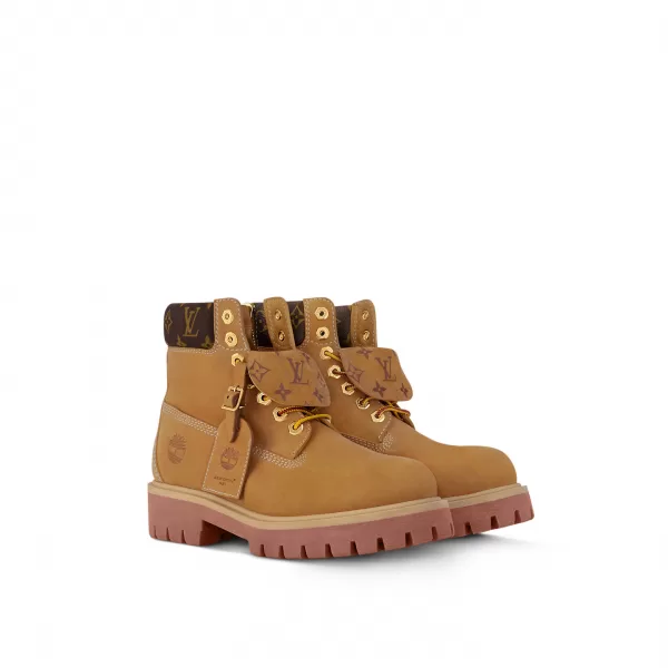 Louis Vuitton 1AD74X LV x Timberland Ankle Boot