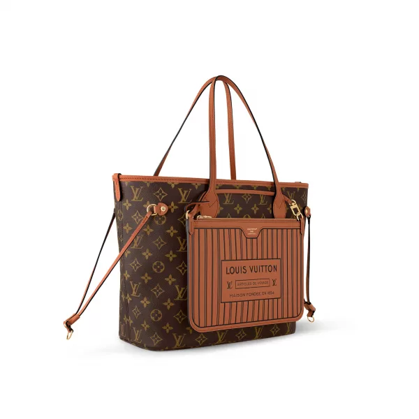 Louis Vuitton M12061 Neverfull Inside Out MM Tan