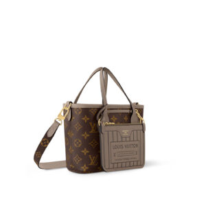 Louis Vuitton M12109 Neverfull Bandoulière Inside Out BB Dark Fango