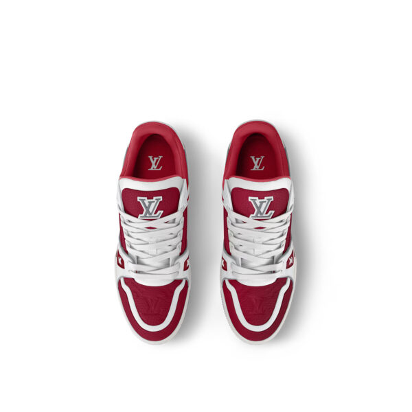 Louis Vuitton 1ADHT6 LV Trainer Sneaker Sari Red