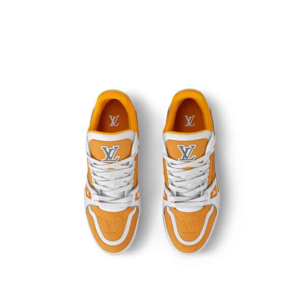 Louis Vuitton 1ADHSM LV Trainer Sneaker Safran Yellow