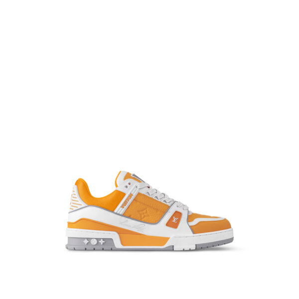 Louis Vuitton 1ADHSM LV Trainer Sneaker Safran Yellow