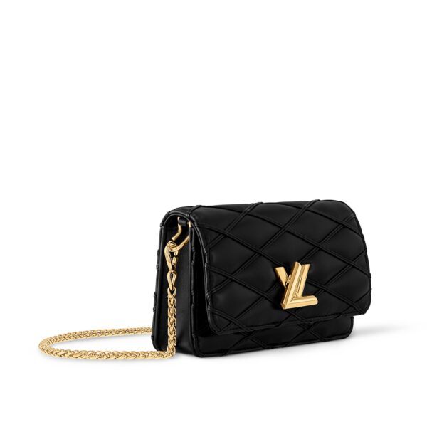 Louis Vuitton M13139 Wallet On Chain GO-14 Black